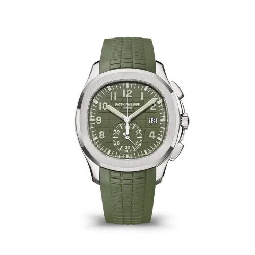 Patek Philippe Aquanaut Chronograph 5968 White Gold / Green / Rubber