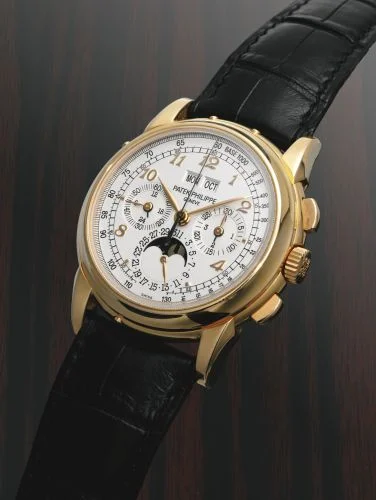 Patek Philippe - 5970R-EC Perpetual Calendar Chronograph 5970 Rose Gold / Silver Breguet