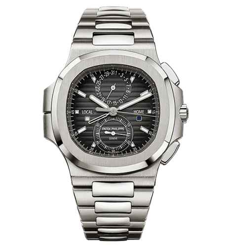 Patek Philippe Patek Philippe - 5990/1A-001 Nautilus Travel Time Stainless Steel / Black
