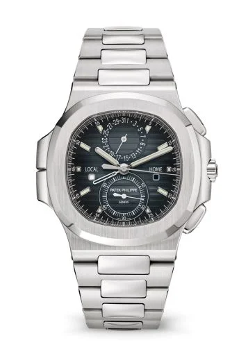 Patek Philippe - 5990/1A-011 Nautilus Travel Time Stainless Steel / Blue