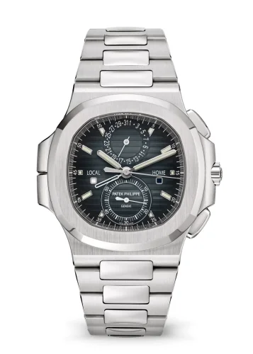 Patek Philippe Patek Philippe - 5990/1A-011 Nautilus Travel Time Stainless Steel / Blue