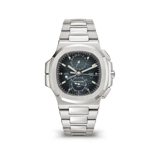 Patek Philippe Patek Philippe - 5990/1A-011 Nautilus Travel Time Stainless Steel / Blue