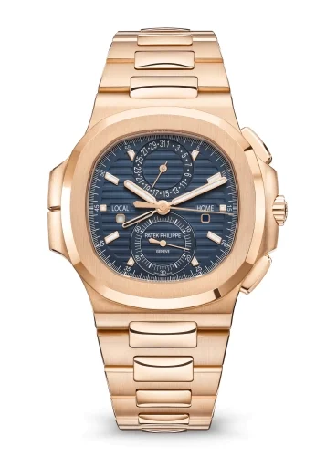 Patek Philippe Patek Philippe - 5990/1R-001 Nautilus Travel Time Rose Gold / Blue