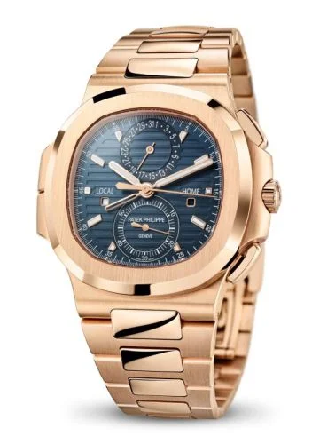 Patek Philippe Patek Philippe - 5990/1R-001 Nautilus Travel Time Rose Gold / Blue