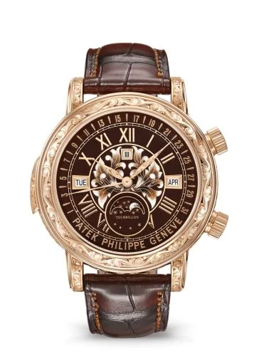 Patek Philippe - 6002R-001 Sky Moon Tourbillon 6002 Rose Gold / Black