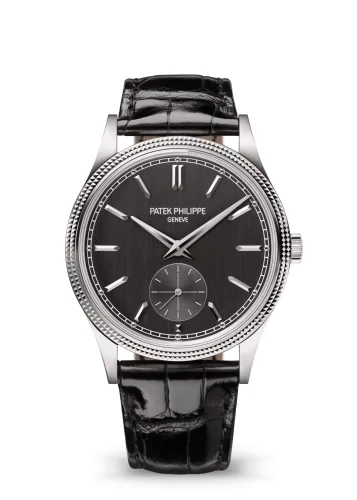 Patek Philippe Patek Philippe - 6119G-001 Calatrava Clous de Paris White Gold / Gray