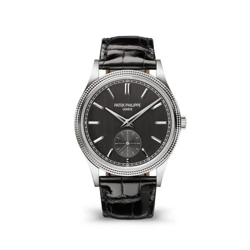 Patek Philippe Patek Philippe - 6119G-001 Calatrava Clous de Paris White Gold / Gray