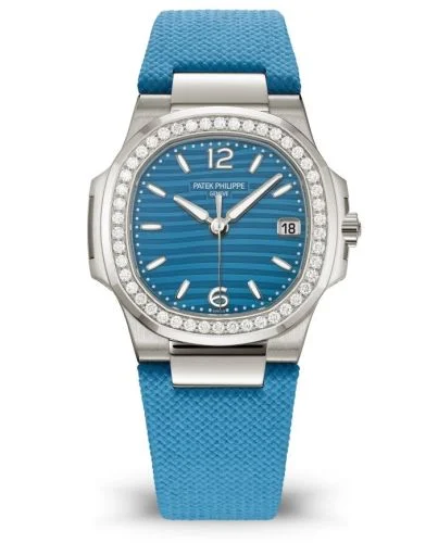 Patek Philippe - 7010G-013 Nautilus 7010 White Gold / Azure Blue / Strap