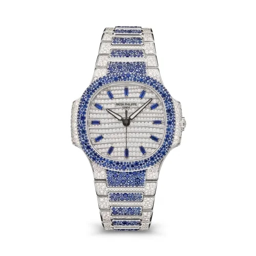 Patek Philippe Patek Philippe - 7118/1451G-001 Nautilus 7118 Haute Joaillerie White Gold - Sapphire