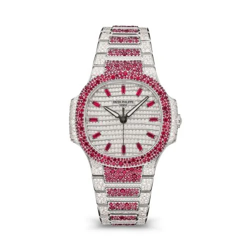 Patek Philippe - 7118/1452G-001 Nautilus 7118 Haute Joaillerie White Gold - Ruby