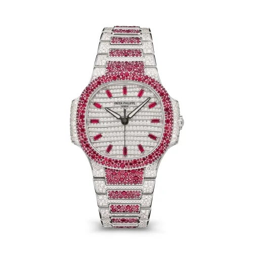 Patek Philippe Patek Philippe - 7118/1452G-001 Nautilus 7118 Haute Joaillerie White Gold - Ruby