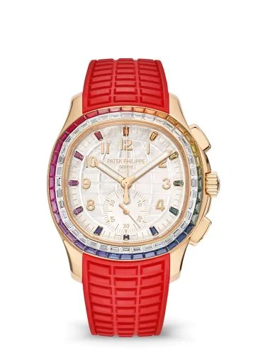 Patek Philippe Aquanaut Luce Rainbow Chronograph Rose Gold / MOP