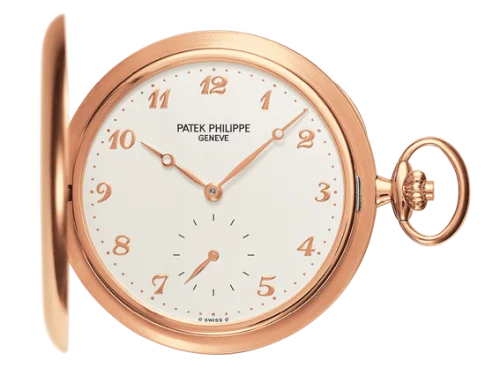 Patek Philippe - 980R-001 Pocket Watch Savonette Rose Gold / Silver