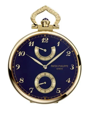 Patek Philippe - 982/130J  Pocket Watch Lepine Power Reserve Yellow Gold / Matryoshka Dolls
