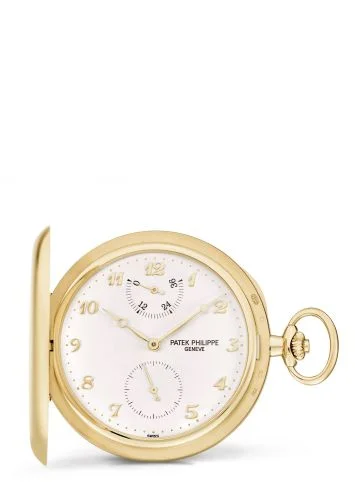 Patek Philippe - 983J-001 Pocket Watch Savonette Power Reserve Yellow Gold / Silver