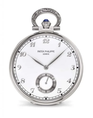 Patek Philippe - 992/111G Pocket Watch Lepine White Gold / Pittsburgh