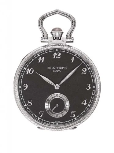 Patek Philippe - 992/122G Pocket Watch Lepine White Gold / Wild Horses