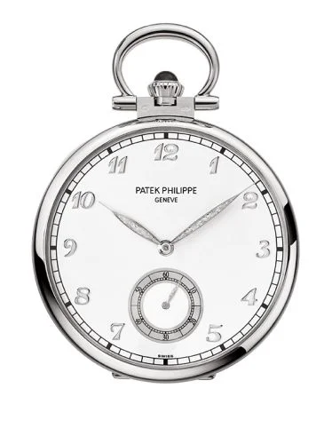 Patek Philippe - 992/164G Pocket Watch Lepine White Gold / Place du Molard