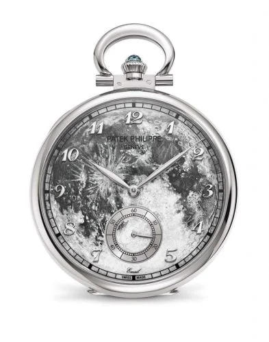 Patek Philippe - 995/102G Pocket Watch Lepine White Gold / First Steps on the Moon