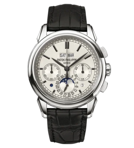 Patek Philippe Perpetual Calendar Chronograph 5270 White Gold / Silver