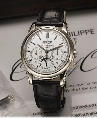 Patek Philippe Patek Philippe - 5270G-001 Perpetual Calendar Chronograph 5270 White Gold / Silver
