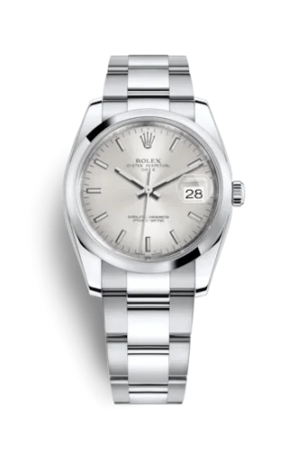 Rolex - 115200-0006 Oyster Perpetual Date 34 Stainless Steel Domed / Oyster / Silver