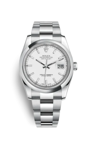 Rolex - 116200-0058 Datejust 36 Stainless Steel Domed / Oyster / White
