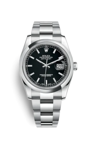 Rolex - 116200-0059 Datejust 36 Stainless Steel Domed / Oyster / Black