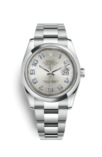 Rolex - 116200-0074 Datejust 36 Stainless Steel Domed / Oyster / Silver Arabic