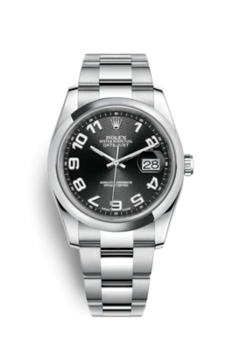 Rolex - 116200-0078 Datejust 36 Stainless Steel Domed / Oyster / Black Arabic