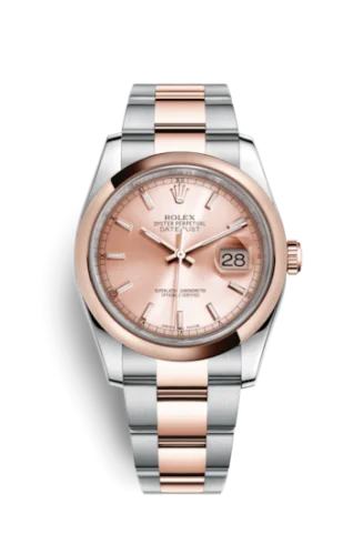 Rolex - 116201-0059 Datejust 36 Rolesor Everose Domed / Oyster / Pink