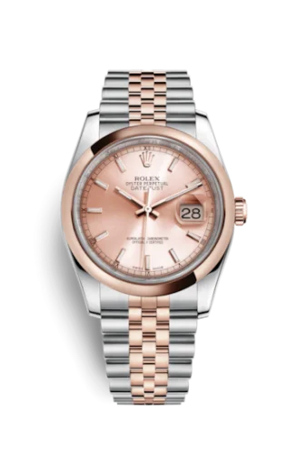 Rolex - 116201-0097 Datejust 36 Rolesor Everose Domed / Jubilee / Pink