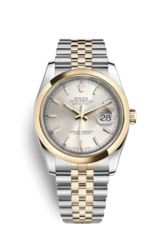 Rolex - 116203-0143 Datejust 36 Rolesor Yellow Domed / Jubilee / Silver