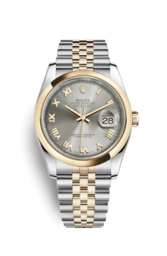 Rolex - 116203-0145 Datejust 36 Rolesor Yellow Domed / Jubilee / Steel Roman