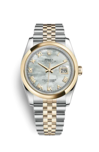 Rolex - 116203-0164 Datejust 36 Rolesor Yellow Domed / Jubilee / MOP Roman