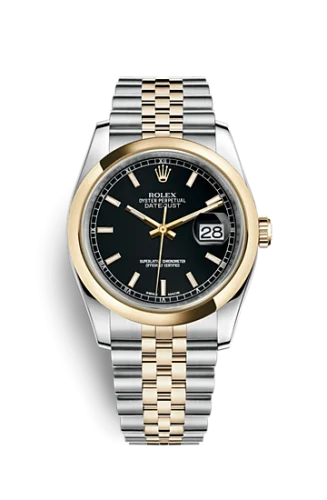 Rolex - 116203-0174 Datejust 36 Rolesor Yellow Domed / Jubilee / Black