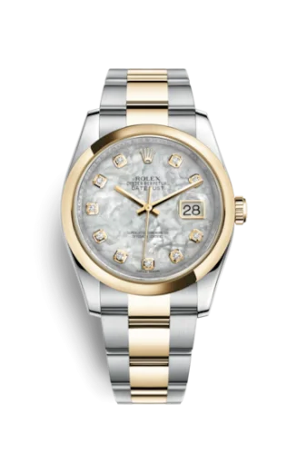 Rolex - 116203-0189 Datejust 36 Rolesor Yellow Domed / Oyster / MOP