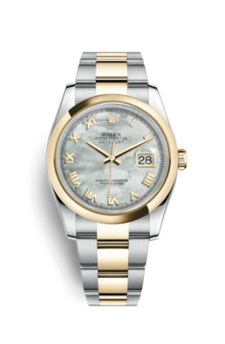 Rolex - 116203-0190 Datejust 36 Rolesor Yellow Domed / Oyster / MOP Roman