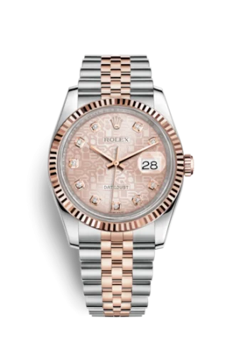 Rolex - 116231-0058 Datejust 36 Rolesor Everose Fluted / Jubilee / Pink Computer