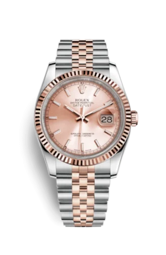 Rolex - 116231-0062 Datejust 36 Rolesor Everose Fluted / Jubilee / Pink