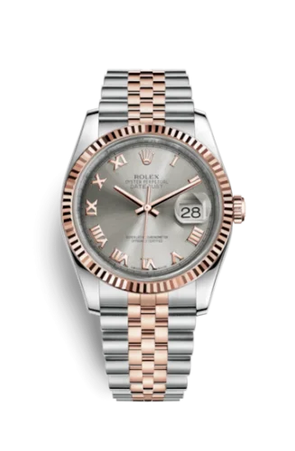 Rolex - 116231-0087 Datejust 36 Rolesor Everose Fluted / Jubilee / Pink Roman