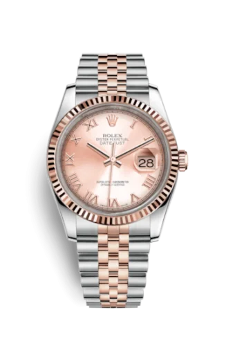 Rolex - 116231-0089 Datejust 36 Rolesor Everose Fluted / Jubilee / Pink Roman