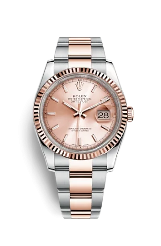 Rolex - 116231-0096 Datejust 36 Rolesor Everose Fluted / Oyster / Pink