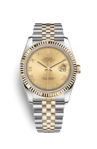 Champagne · Yellow Gold, Stainless Steel