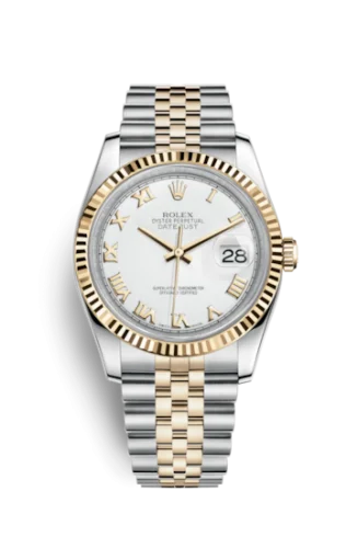 White · Yellow Gold, Stainless Steel