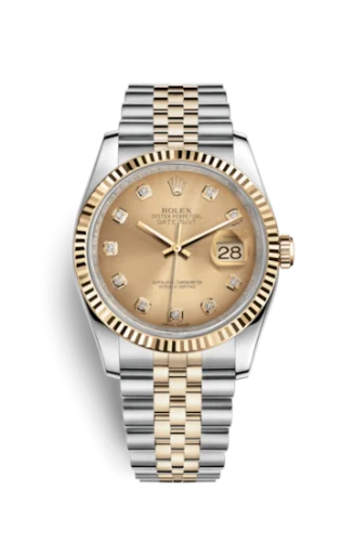 Champagne · Yellow Gold, Stainless Steel
