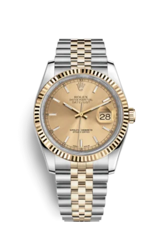 Champagne · Yellow Gold, Stainless Steel
