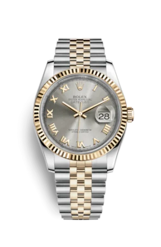 Rolex - 116233-0204 Datejust 36 Rolesor Yellow Fluted / Jubilee / Steel Roman