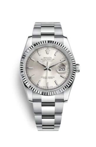 Rolex - 116234-0093 Datejust 36 Stainless Steel Fluted / Oyster / Silver