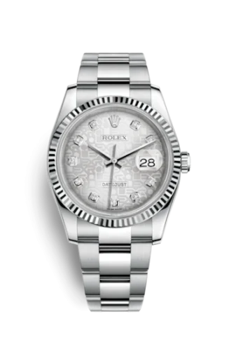 Rolex - 116234-0135  Datejust 36 Stainless Steel Fluted / Oyster / Silver Computer
